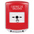 GLR021LD-ES STI Red Indoor Only Shield Key-to-Reset Push Button with LOCKDOWN Label Spanish