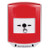 GLR021NT-ES STI Red Indoor Only Shield Key-to-Reset Push Button with No Text Label Spanish