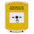 GLR221PO-ES STI Yellow Indoor Only Shield Key-to-Reset Push Button with EMERGENCY POWER OFF Label Spanish