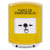 GLR221ES-ES STI Yellow Indoor Only Shield Key-to-Reset Push Button with EMERGENCY STOP Label Spanish