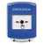 GLR421EM-ES STI Blue Indoor Only Shield Key-to-Reset Push Button with EMERGENCY Label Spanish