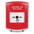 GLR0A1LD-ES STI Red Indoor Only Shield w/ Sound Key-to-Reset Push Button with LOCKDOWN Label Spanish