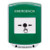 GLR1A1EM-ES STI Green Indoor Only Shield w/ Sound Key-to-Reset Push Button with EMERGENCY Label Spanish