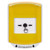 GLR2A1NT-ES STI Yellow Indoor Only Shield w/ Sound Key-to-Reset Push Button with No Text Label Spanish