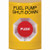 SS2201PS-EN STI Yellow No Cover Turn-to-Reset Stopper Station with FUEL PUMP SHUT DOWN Label English
