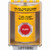 SS2271PS-EN STI Yellow Indoor/Outdoor Surface Turn-to-Reset Stopper Station with FUEL PUMP SHUT DOWN Label English