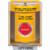 SS2279PS-EN STI Yellow Indoor/Outdoor Surface Turn-to-Reset (Illuminated) Stopper Station with FUEL PUMP SHUT DOWN Label English