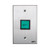 975-TD-08 x 28 Dormakaba RCI Electronic Time-Delay Push Button Brushed Anodized Aluminum Faceplate 24VDC