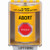 SS2272AB-EN STI Yellow Indoor/Outdoor Surface Key-to-Reset (Illuminated) Stopper Station with ABORT Label English