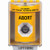 SS2273AB-EN STI Yellow Indoor/Outdoor Surface Key-to-Activate Stopper Station with ABORT Label English