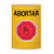 SS2206AB-ES STI Yellow No Cover Momentary (Illuminated) with Red Lens Stopper Station with ABORT Label Spanish