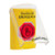 SS2226EX-ES STI Yellow Indoor Only Flush or Surface Momentary (Illuminated) with Red Lens Stopper Station with EMERGENCY EXIT Label Spanish