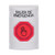 SS2307EX-ES STI White No Cover Weather Resistant Momentary (Illuminated) with Red Lens Stopper Station with EMERGENCY EXIT Label Spanish