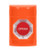 SS2501NT-ES STI Orange No Cover Turn-to-Reset Stopper Station with No Text Label Spanish