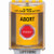 SS2289AB-EN STI Yellow Indoor/Outdoor Surface w/ Horn Turn-to-Reset (Illuminated) Stopper Station with ABORT Label English