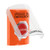 SS2524PO-ES STI Orange Indoor Only Flush or Surface Momentary Stopper Station with EMERGENCY POWER OFF Label Spanish
