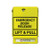 1000611 Potter RMS-1T SPST Pull Station - Yellow - FIRE SUPPRESSION RELEASE