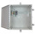 EP242410-O4 STI Polycarbonate Enclosure w/ Power Distribution Strip 24" H x 24" W x 10" D - Solid Door