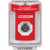 SS2043LD-EN STI Red Indoor/Outdoor Flush w/ Horn Key-to-Activate Stopper Station with LOCKDOWN Label English