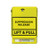 1000613-35 Potter RMS-1T-LP Yellow SPST Lift and Pull Cover Key Lock 17021 Pull Station - Suppression Release - Non-Returnable