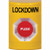 SS2201LD-EN STI Yellow No Cover Turn-to-Reset Stopper Station with LOCKDOWN Label English