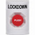 SS2304LD-EN STI White No Cover Momentary Stopper Station with LOCKDOWN Label English