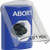 SS2423AB-EN STI Blue Indoor Only Flush or Surface Key-to-Activate Stopper Station with ABORT Label English