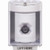 SS2383NT-EN STI White Indoor/Outdoor Surface w/ Horn Key-to-Activate Stopper Station with No Text Label English