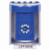 SS2480NT-EN STI Blue Indoor/Outdoor Surface w/ Horn Key-to-Reset Stopper Station with No Text Label English