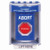 SS2472AB-EN STI Blue Indoor/Outdoor Surface Key-to-Reset (Illuminated) Stopper Station with ABORT Label English