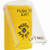 SS2220PX-EN STI Yellow Indoor Only Flush or Surface Key-to-Reset Stopper Station with PUSH TO EXIT Label English