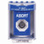 SS2473AB-EN STI Blue Indoor/Outdoor Surface Key-to-Activate Stopper Station with ABORT Label English