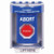 SS2482AB-EN STI Blue Indoor/Outdoor Surface w/ Horn Key-to-Reset (Illuminated) Stopper Station with ABORT Label English