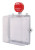 STI-7532 STI Protective Cabinet - Polycarbonate with Backplate, Siren Alarm, Key Lock - Clear