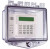STI-7510C STI Polycarbonate Enclosure with External Key Lock and Open Back Box for Flush Mount Applications - Clear