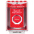 SS2085ES-ES STI Red Indoor/Outdoor Surface w/ Horn Momentary (Illuminated) Stopper Station with EMERGENCY STOP Label Spanish