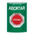 SS2104AB-ES STI Green No Cover Momentary Stopper Station with ABORT Label Spanish