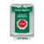 SS2141EX-ES STI Green Indoor/Outdoor Flush w/ Horn Turn-to-Reset Stopper Station with EMERGENCY EXIT Label Spanish