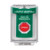 SS2142ES-ES STI Green Indoor/Outdoor Flush w/ Horn Key-to-Reset (Illuminated) Stopper Station with EMERGENCY STOP Label Spanish