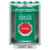 SS2185HV-ES STI Green Indoor/Outdoor Surface w/ Horn Momentary (Illuminated) Stopper Station with HVAC SHUT DOWN Label Spanish