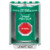 SS2185PX-ES STI Green Indoor/Outdoor Surface w/ Horn Momentary (Illuminated) Stopper Station with PUSH TO EXIT Label Spanish