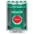 SS2189EV-ES STI Green Indoor/Outdoor Surface w/ Horn Turn-to-Reset (Illuminated) Stopper Station with EVACUATION Label Spanish