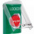 SS21A5LD-ES STI Green Indoor Only Flush or Surface w/ Horn Momentary (Illuminated) Stopper Station with LOCKDOWN Label Spanish