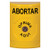 SS2200AB-ES STI Yellow No Cover Key-to-Reset Stopper Station with ABORT Label Spanish