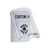 SS2320ZA-EN STI White Indoor Only Flush or Surface Key-to-Reset Stopper Station with Non-Returnable Custom Text Label English