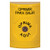 SS2200PX-ES STI Yellow No Cover Key-to-Reset Stopper Station with PUSH TO EXIT Label Spanish