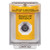 SS2233PO-ES STI Yellow Indoor/Outdoor Flush Key-to-Activate Stopper Station with EMERGENCY POWER OFF Label Spanish