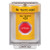 SS2235ZA-ES STI Yellow Indoor/Outdoor Flush Momentary (Illuminated) Stopper Station with Non-Returnable Custom Text Label Spanish