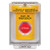 SS2239ES-ES STI Yellow Indoor/Outdoor Flush Turn-to-Reset (Illuminated) Stopper Station with EMERGENCY STOP Label Spanish