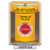 SS2281LD-ES STI Yellow Indoor/Outdoor Surface w/ Horn Turn-to-Reset Stopper Station with LOCKDOWN Label Spanish